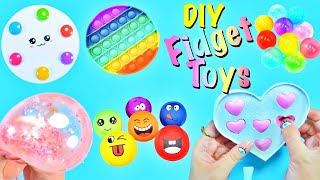 DIY - FIDGET TOYS HACKS AND CRAFT IDEAS YOU WILL LOVE - Heart POP IT and more..