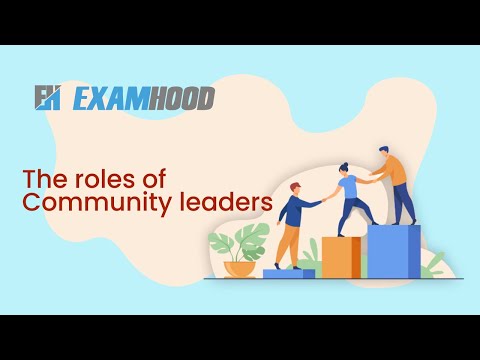 What are examples of community leaders?