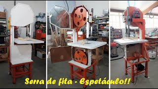 Serra de fita - Bandsaw homemade