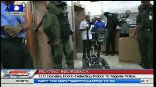 US Donates High Tech Bomb Disposal Robots to Nigeria Police