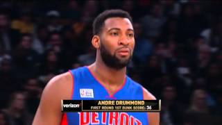 Slam Dunk Contest: Andre Drummond - Round 2 | February 13, 2016 | NBA All-Star 2016