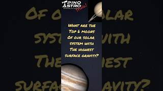 Astro Trivia: Name the 6 moons w/ the highest surface gravity #PinoAstro