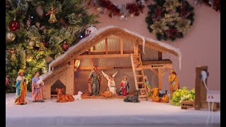 CRIBFACTORY| Wooden Christmas Crib Setting video | 32x62x20 CM