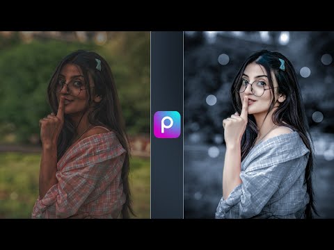 Edición de fotos con PicsArt oscuro y efecto Bokeh Edición de fotos con PicsArt Edición de fotos