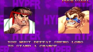 Hyper Street Fighter II (Xbox) Arcade Mode as Ryu (Champ)