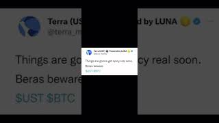 Terra LUNA haters beware #crypto #altcoin #bitcoin #btc #terra #luna #ust #future #twitter