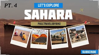 Pt4 of our cycling the Sahara.. Heat and punctures..