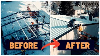 𝗧𝗼𝘄𝗲𝗿 𝗦𝘁𝗲𝗲𝗹 𝗕𝘂𝗶𝗹𝗱𝗶𝗻𝗴𝘀 | 35x30 Garage Steel Building From Start To Finish