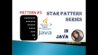 Star pattern program 3 | [How to print half inverted pyramid in Java]