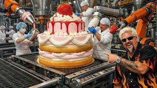 Inside America’s Largest Layer Cake: Guy Fieri’s Giant Multi-Layer Build (Full Process)