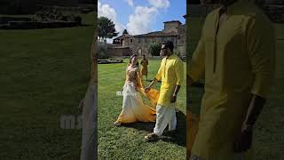 Varun Tej And Lavanya Tripathi @ Their Haldi | #shorts | MS Talkies