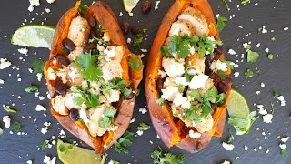 Dinner Recipe: Mexican Style Stuffed Sweet Potato by Everyday Gourmet with Blakely