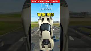 MOD VS WITHOUT MOD 🤠 Extreme car driving Simulator🤯