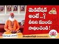 మెడిటేషన్ అంటే...? దీనిని ముందు సాధించండి.| VEDA FOUNDATION - SKY#