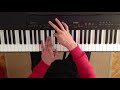 Curso de acordes para piano Clase 1 Cómo tocar acordes mayores y menores en el piano