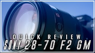 Sony FE 28-70 F2 GM 🎥 El super Varifocal de Sony (Quick Review)