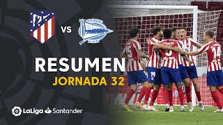 Resumen de Atlético de Madrid vs Deportivo Alavés (2-1)