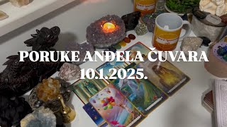 ANĐELI ČUVARI PORUČUJU DA SU PROMENE TU, samo što... 👼🏼 Za 10.1.2025. | Tarot čitanje