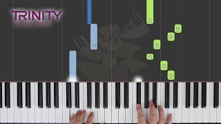 Walking Together / TRINITY Piano Grade 1 2021-2023 / Synthesia Piano tutorial