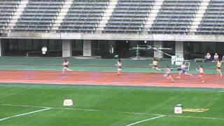 2012年高校総体熊本大会『女子4ｘ100予選』1組