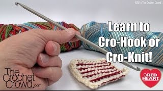 How to Cro Hook or Cro Knit