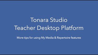 5. Tonara Studio - More Repertoire Features of the Teacher Desktop