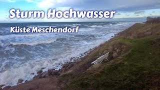 Sturm Hochwasser - Küste Meschendorf