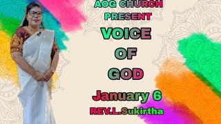 கர்த்தர் உன்னோடே இருக்கிறார்.|Voice of God|Rev.L.Sukirtha|Aog Church Araly|Jaffna Sri Lanka|