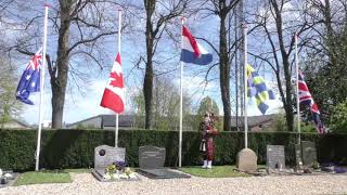 Heteren Dodenherdenking 4 mei 2021,  Highland Cathedral