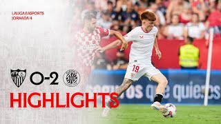 Sevilla FC vs Girona FC (0-2) LALIGA | Resumen