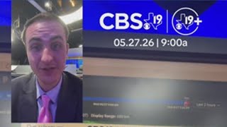 CBS19 WEATHER | Rain and thunderstorms moving out Wednesday morning, occasional showers possible in