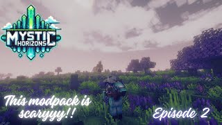 Epic Minecraft Adventure Modpack: Mystic Horizon! Episode 2(No commentary)