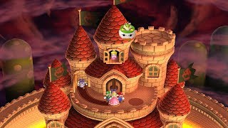 New Super Mario Bros U Deluxe - All Final Castles (4 Player)