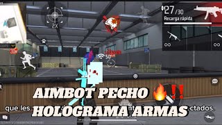 AIMBOT PECHO DISIMULADO + HOLOGRAMA FULL IOS IPHONE FREE FIRE 🔥