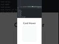This card hover effect is suprisingly easy to do with tailwind #coding #code #programming #css #html