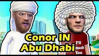 Conor McGregor in Abu Dhabi Distracting Khabib