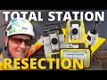 Robotic Total Station Resection Tutorial | Step-by-Step Guide | Leica iCON 2024