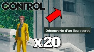 CONTROL: Tous les Lieux Secrets à Découvrir 20/20