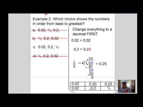 Mrs Kingsberry- Compare and Order Fractions and Decimals Mrs Kingsberry- Compare and Order Fractions and Decimals