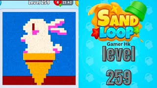 Sand loop level 259 Walkthrough Solution