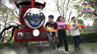 Nerf Train เนิฟรถไฟโทมัสแมงมุม อมยิ้มแปลงร่าง - วินริวสไมล์