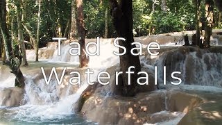 Beautiful Tad Sae Waterfalls in Luang Prabang - Laos