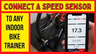 How to install a Wahoo Speed Sensor on your Alpcour indoor bike trainer. Or Any Trainer!! #wahoo