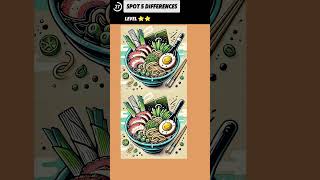 51. Can you spot all the hidden differences in this ramen illustration?