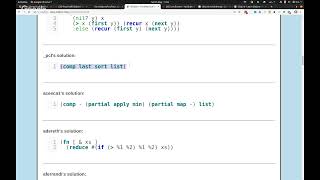 Practicalli Clojure 28 - 4Clojure 35 to 38
