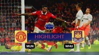 Manchester United vs West Ham 3   1 Highlights Today 2023