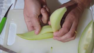 HOW TO DECORATE SLICES OF MELON - J.Pereira Art Carving Fruit
