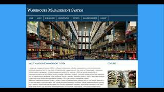 Warehouse Management System | PHP and MySQL Project Source Code | PHP MySQL CRUD Project