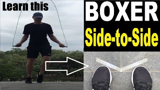 Jump Rope Boxer Step Tutorial - The Boxer’s Side-to-Side Step: Skipping like a Boxer