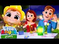 أغنية ليلة الموعد المفاجئ للأم و الأب | أغاني تعليمية للأطفال باللغة العربية | Little Angel Arabic